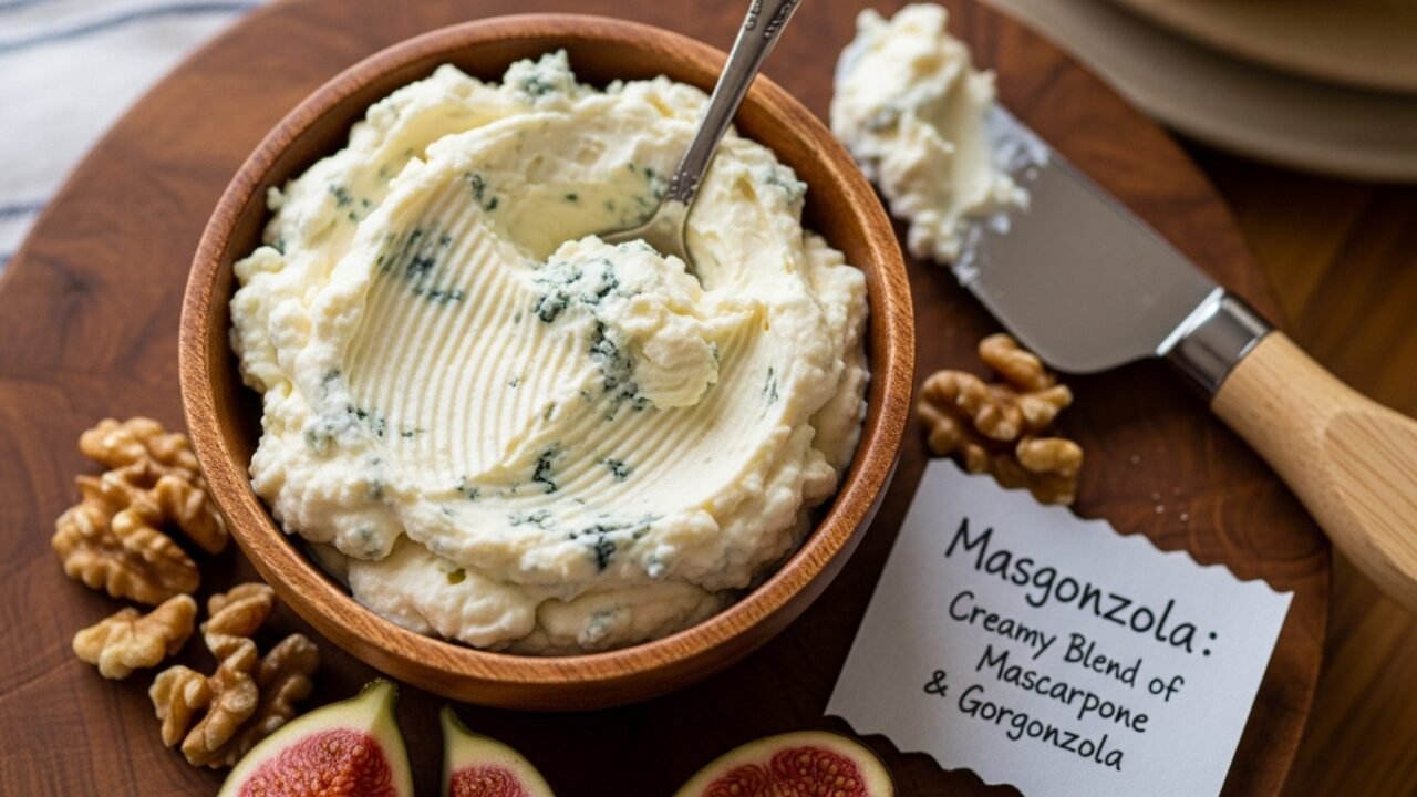 Masgonzola: Creamy Blend of Mascarpone & Gorgonzola