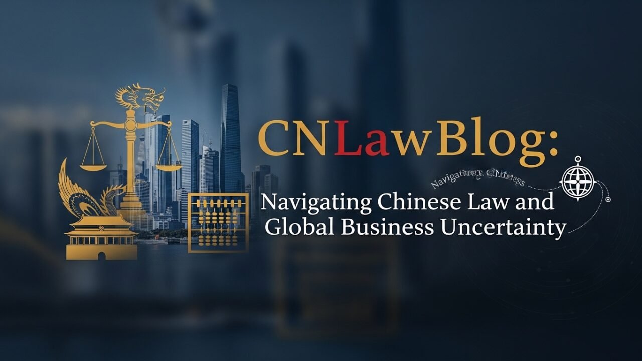 CNLawBlog: Navigating Chinese Law and Global Business Uncertainty