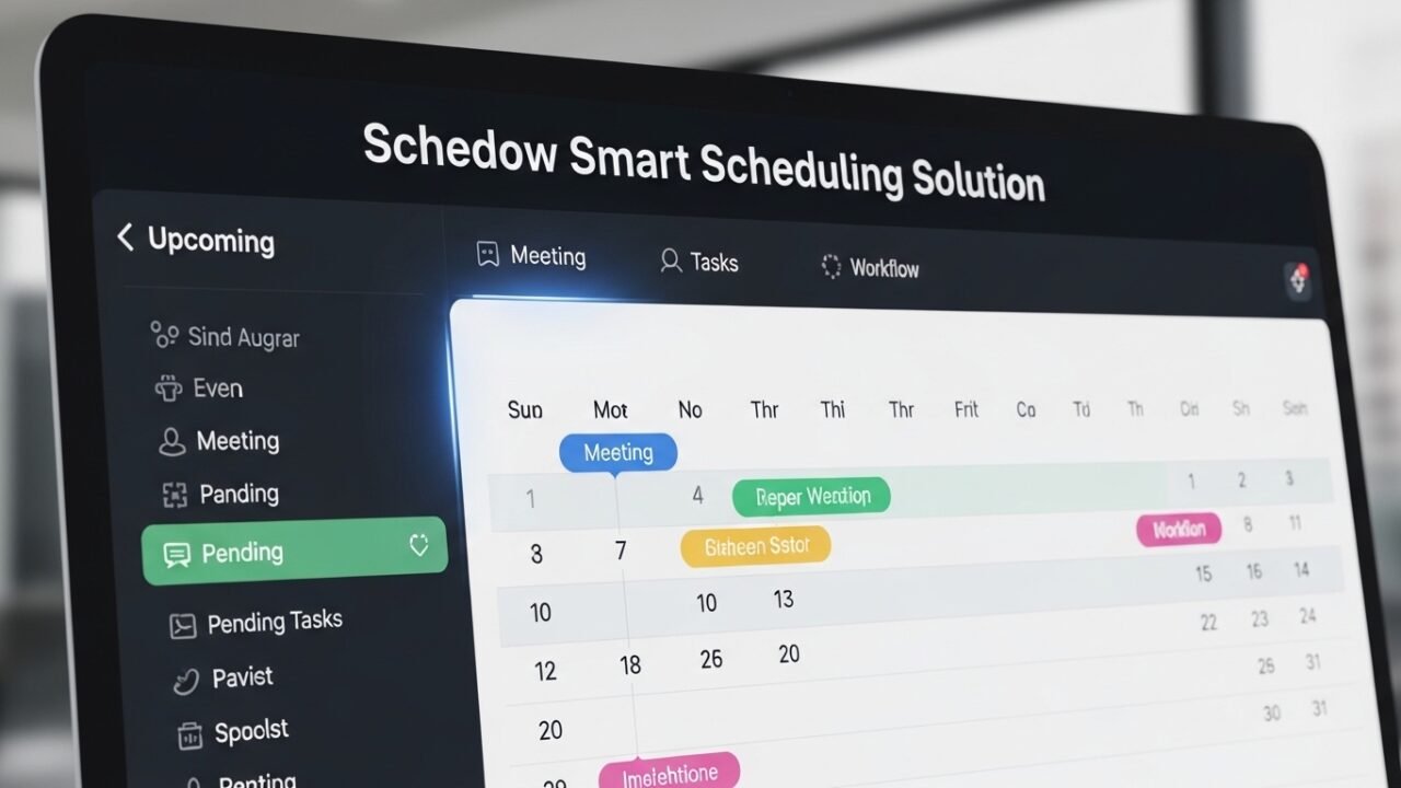 Schedow Smart scheduling solutionfor meetings task workflows